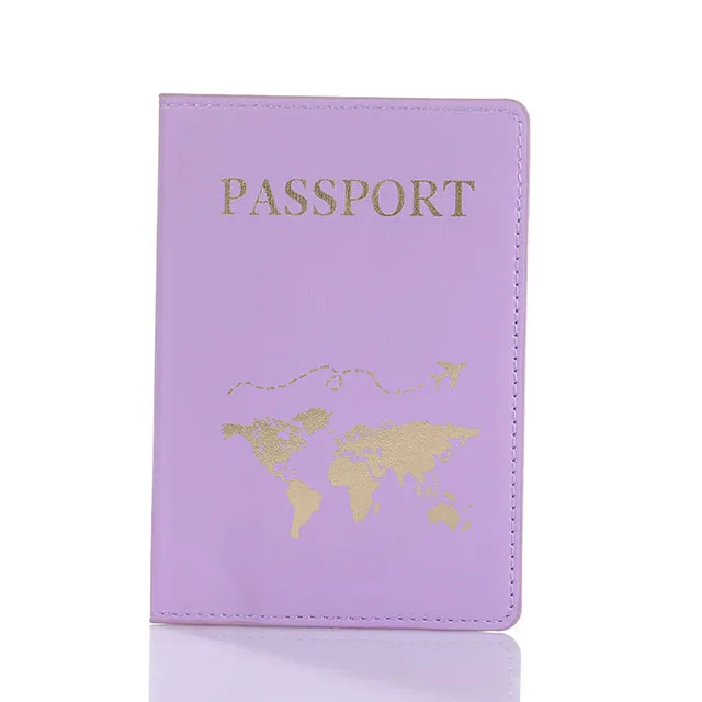 Elegant World Map Passport Holder – Stylish Travel Accessory & Ideal Wedding Gift