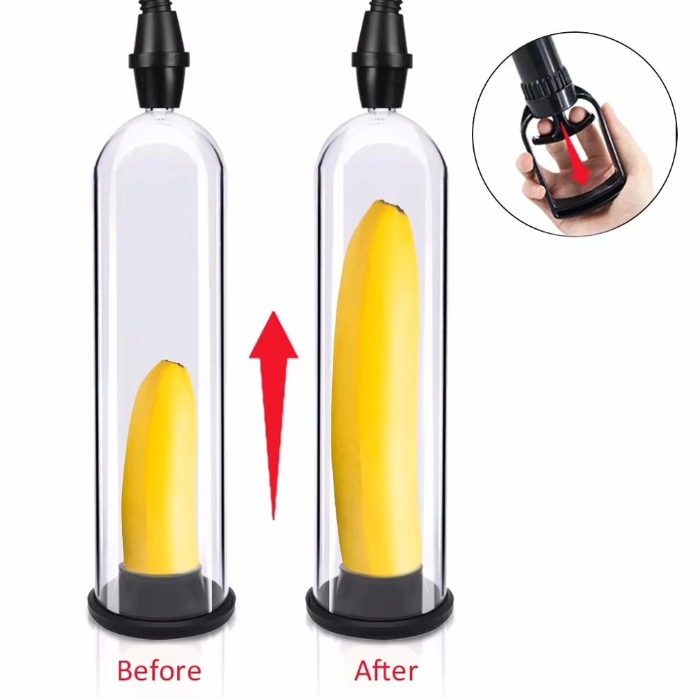 Penis Vacuum Pump Manual Vacuum Stimulate for Man Extender Penis Pump Male Enlarger Trainer Masturbation Adults Sex Toys 18