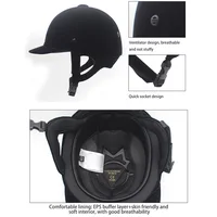 Horse Riding Helmet Breathable Durable Safety Unisex Classic Rider Outdoor Adjustable Headpiece Anti Impact Guard for Equestrian 2