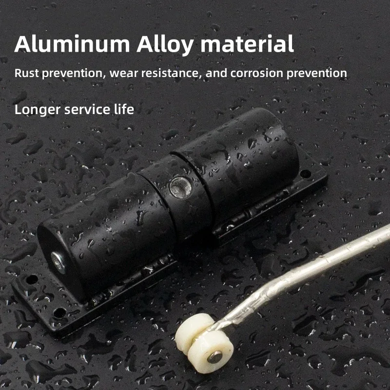 Automatic Adjustable Closer Surface Mounted Automatic Heavy Duty Safety Spring Closer for Interior Exterior Black Door