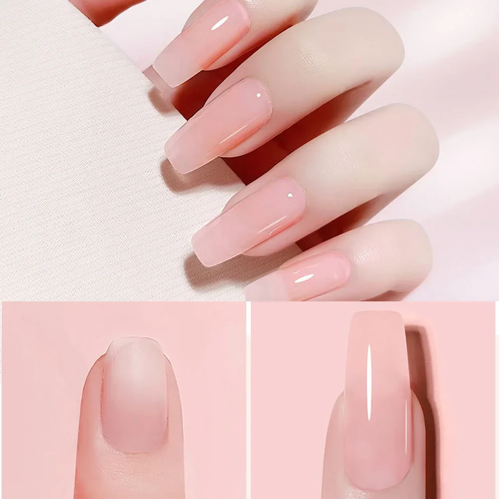 150ML Poly Acrylic Gel For Extension Clear Pink Finger Quick Builder Extension Glue Soak Off Gel Nail Polish Nails Art Manicure