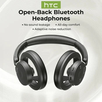 Auricolari Bluetooth Wireless HTC HP06 OWS TWS Open Ear Hook Sportivi BT6.0 IPX5 HiFi con Cuffie Audio di Alta Qualità e Ricarica Type-C