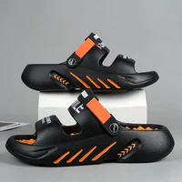 Summer New Men's Massage Slippers Outdoor Sandals Beach Comfortable Soft Slides Indoor Casual Shoes Men Sandals Big Size 47 48