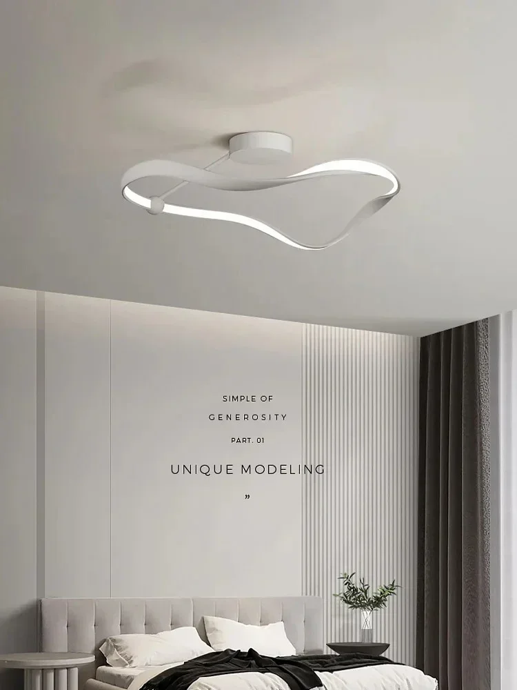 Modern Nordic minimalist ceiling lamp led for Master Bedroom Book Room
