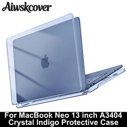 Crystal Indigo Protective Hard Shell Case for MacBook Neo 13 inch (Crystal Indigo)