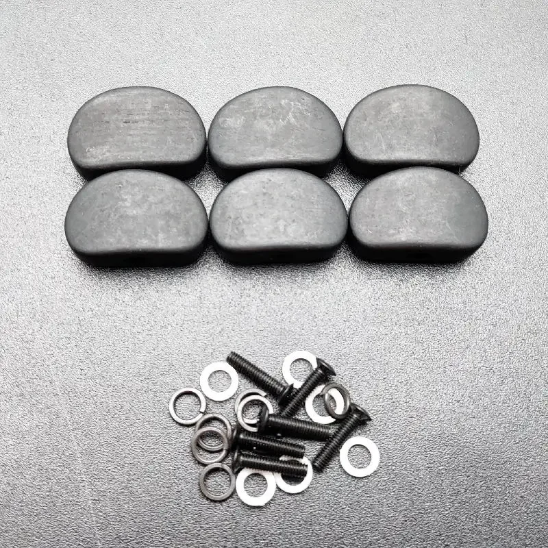 6Pcs Ebony Guitar Tuning Pegs Tuners Machine Heads