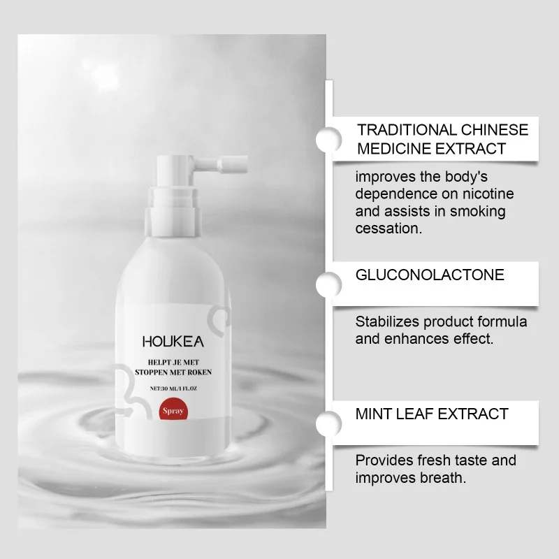 Mouth Odor Spray Natural Long-lasting Refreshing Remove Smoke Bad Breath Oral Cleaning Spray Portable Dating Smell Oral Care