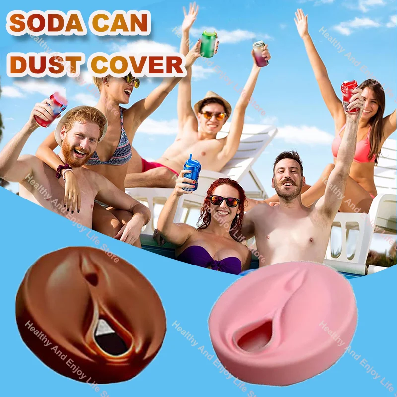 Silicone Soda Can Lids Coffee Portable Easy Cleaning Reusable Jar Cap Accessories Fit Canned Beverage Beer Juice 1/2PCS