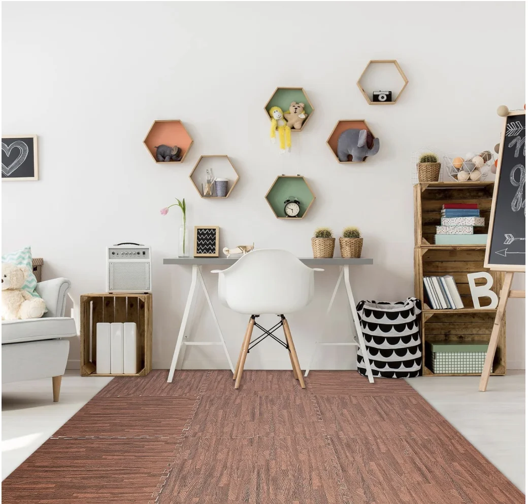 Foam Tiles 24 X 24 Home Aesthetics 100 SqFt 3/8