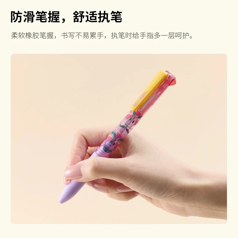 KACO SMILEYWORLD Multifunction Gel Pen,3in1 Black/Red Pen/Mechanical Pencil 0.5mm Stationery canetas,For Daily Record Write