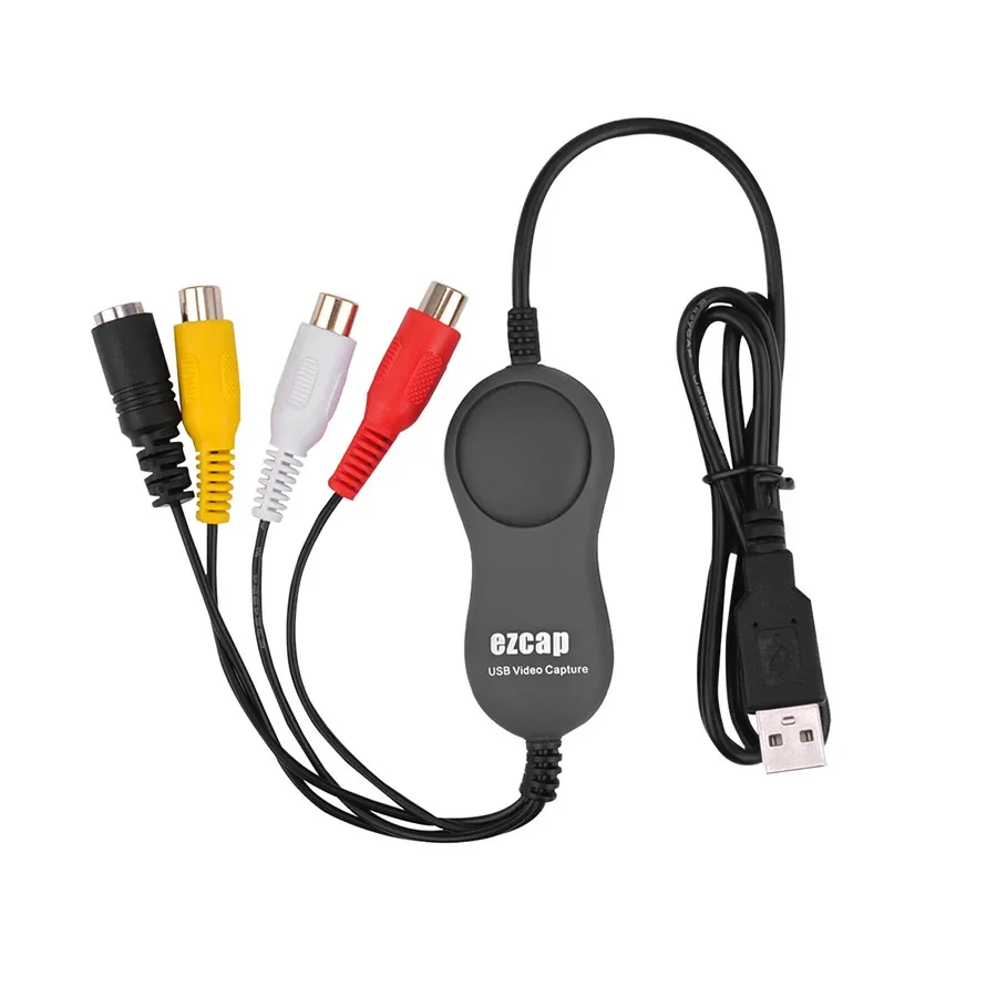 

EZCAP 159 USB Audio Video Capture USB 2.0 Video Converter ,Convert Analog Video to Digital Format For Windows MAC OS