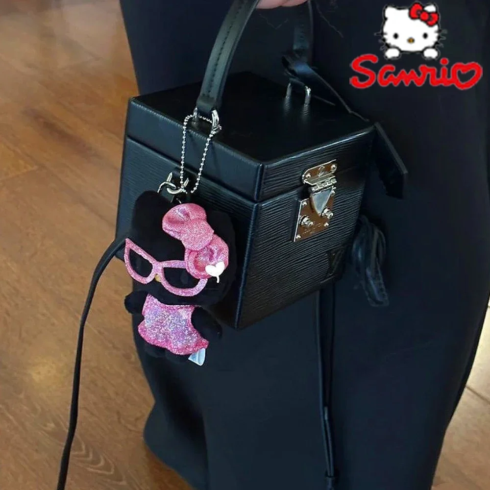 

Hello Kitty Cartoon Plush Toy Pendant Kawaii Sanrio Anime KT Cat Plushie Stuffed Doll Cute Bag Pendant Keychain Girls Kids Gifts