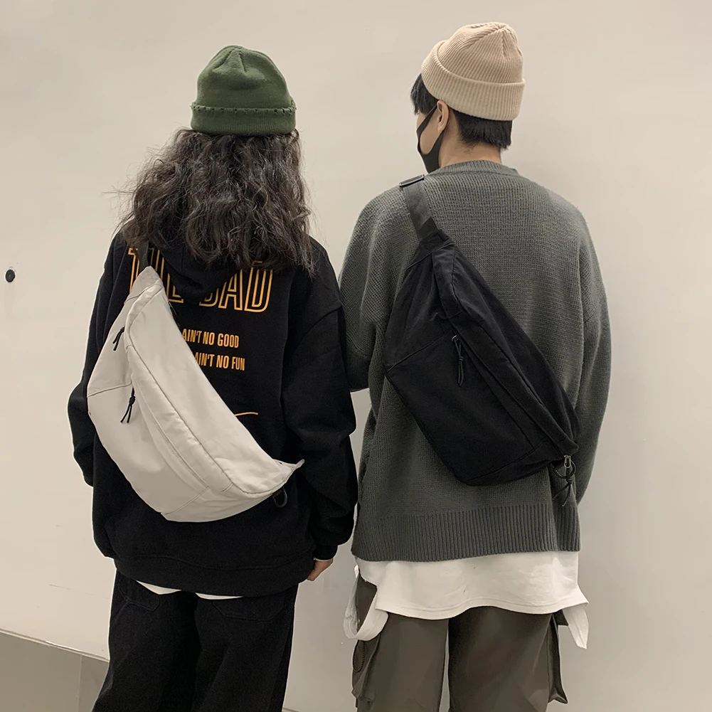 Large Capacity Storage Waist Bag Canvas Fanny Pack For Men And Women Big Blet Bag Multi-Functional Chest Bags Banana Waist Packs