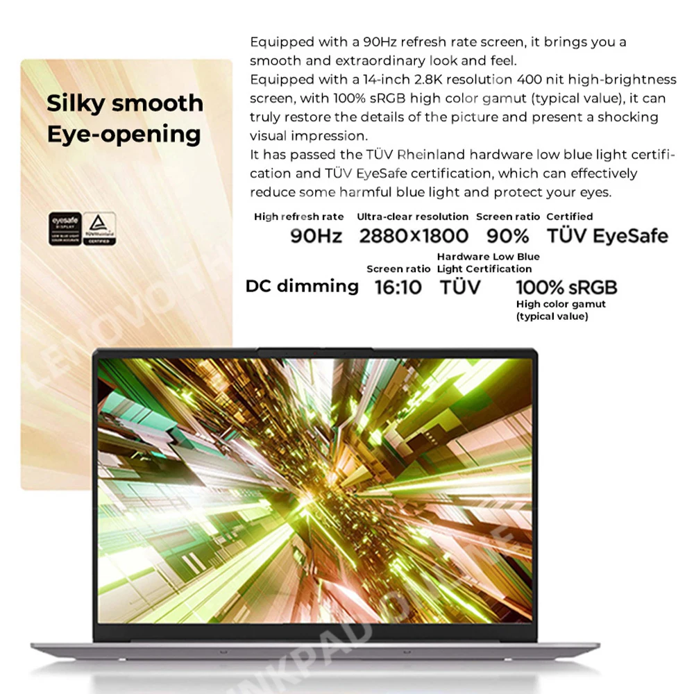 Lenovo Laptop ThinkBook 14+ Intel Core i7-13700H/i5-13500H  NVIDIA 305016G/32G 512G/1T SSD 14" 2.8K 90Hz Screen Computer Notbook 5