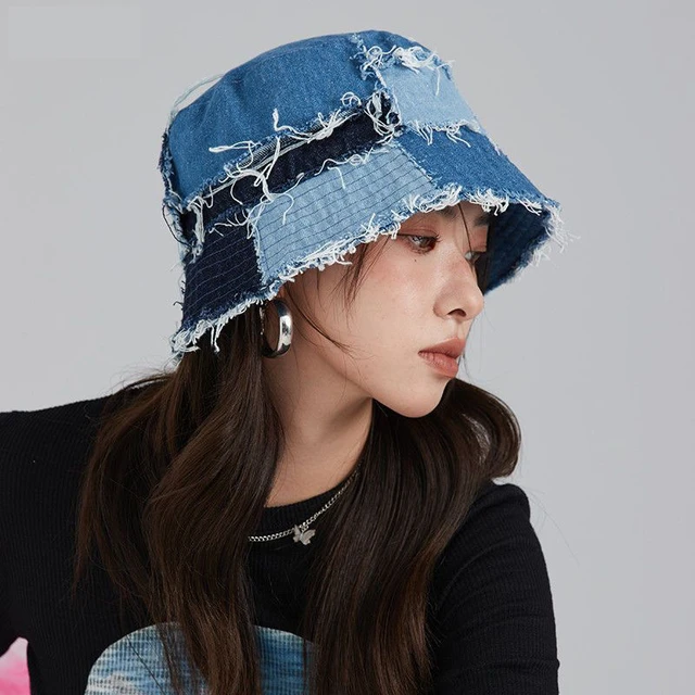 Japanese Niche Designer Bucket Hat Showing Small Face Retro Beggar