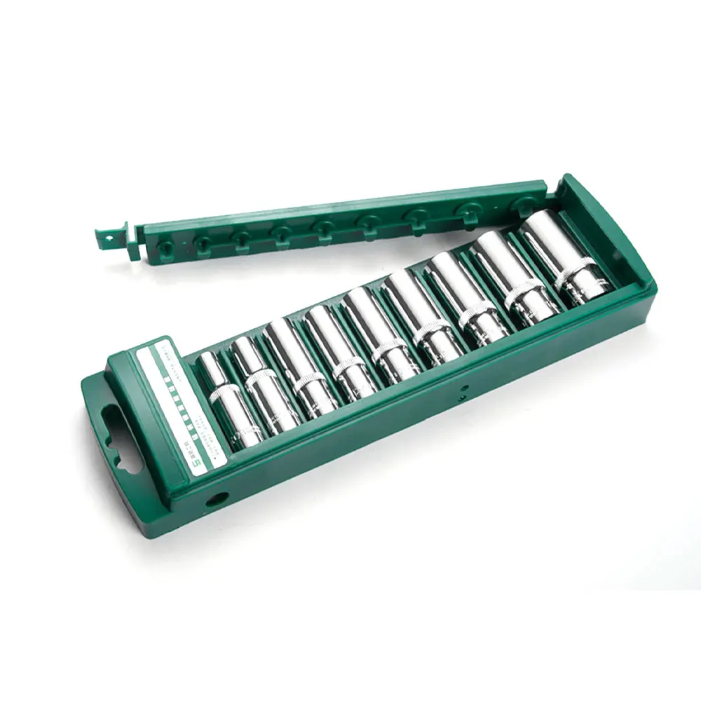 Prodrill 1/4”, 3/8” 1/2” Drive Socket Set 6/9/10 Pcs External Sockets Cr-V Steel Standard Socket Set