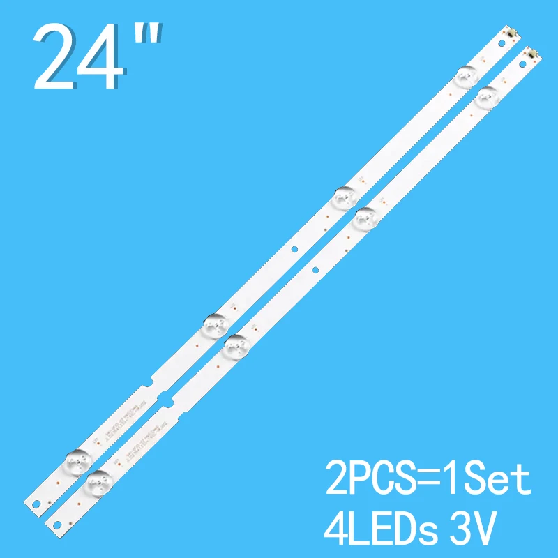 448mm 3V TV maintenance backlight strip suitable for Panasonic 24 inch 4-lamp JL.D23641330-140C-M_ V02 LED32/22/24/37 led backlight strip 48leds v390hj1 le6 trem1 for panasonic v390hk1 le6 v390dj1 xls1 tx 39a400b tx 39a400e tx 39as500b tx 39as650