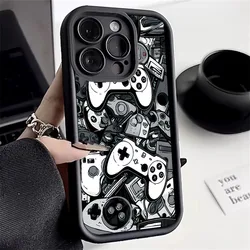 Custodia in silicone shockproof per controller da gioco - Design grafico, protezione robusta del paraurti