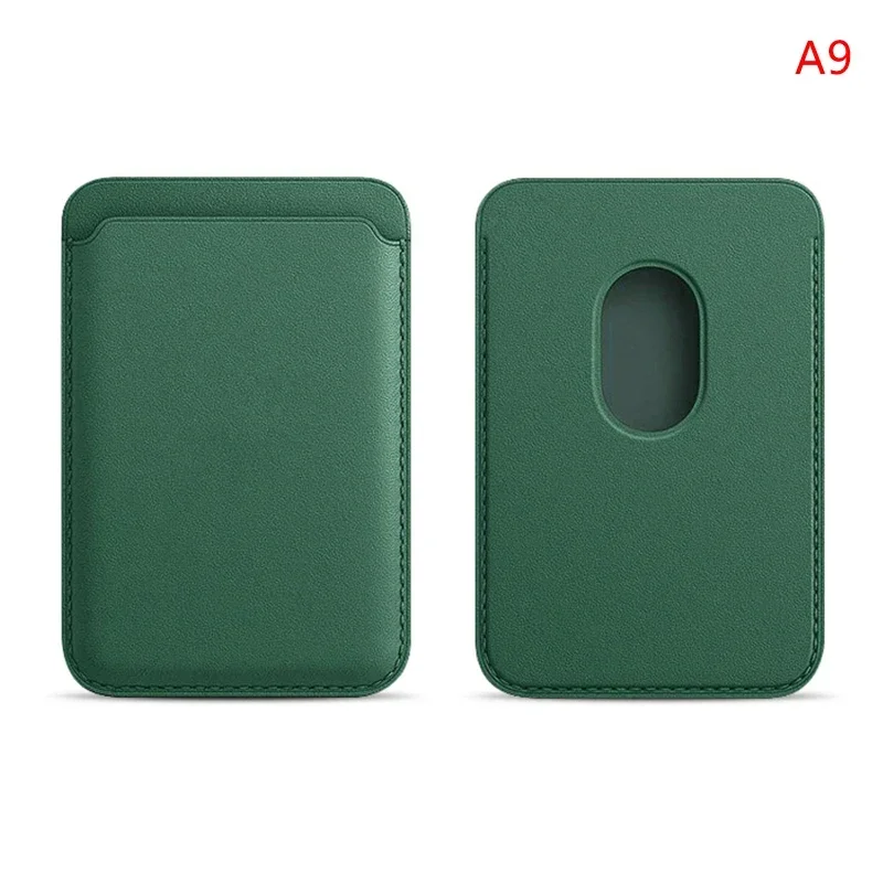 Magsafe Magnetic Leather Wallet Case - Card Holder Phone Bag Purse Cover