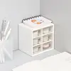 Six grid desktop storage box, small drawer, mini tent, cute dormitory shelf storage box, six grid storage box 5
