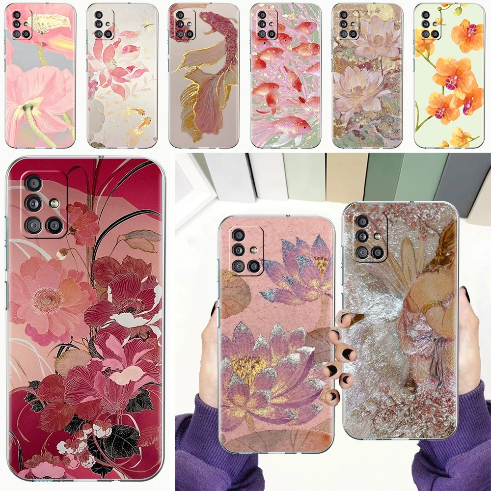 Floral Fantasy Fairy Fish Phone Case Cover