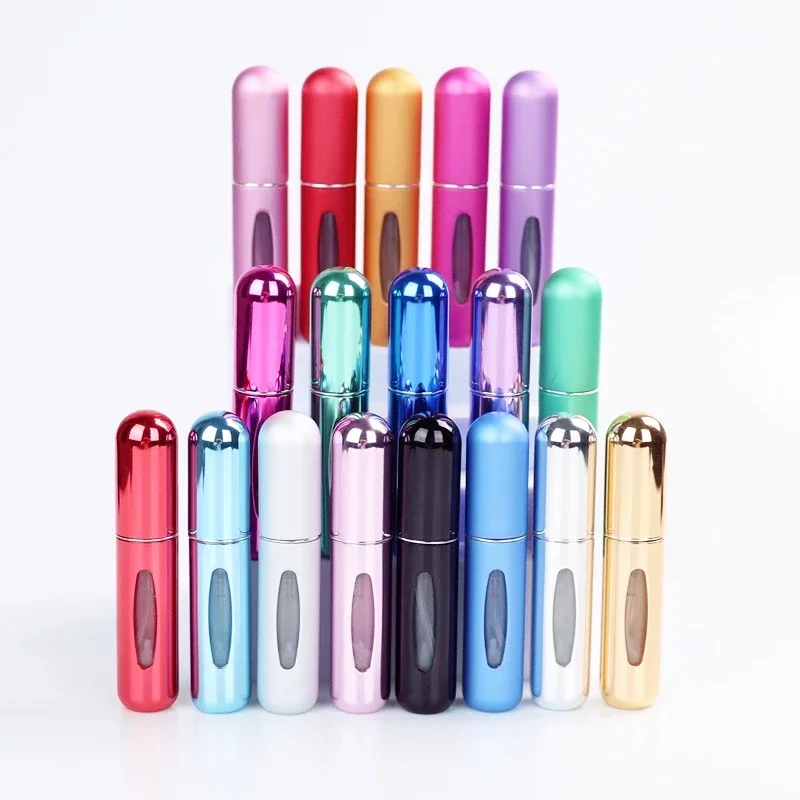 

New 5ml Portable Mini Perfume Refillable Bottle Refill Spray Jar Scent Pump Empty Cosmetic Containers Atomizer for Travel Tool