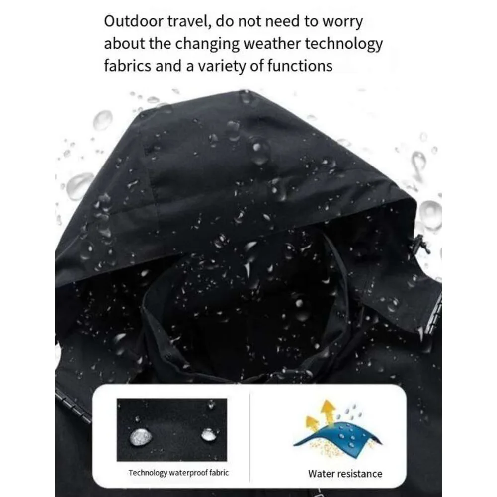 Semir Group GSON sports men's women's three in one assault suit spring and autumn thin couple waterproof jacket_voghion.com