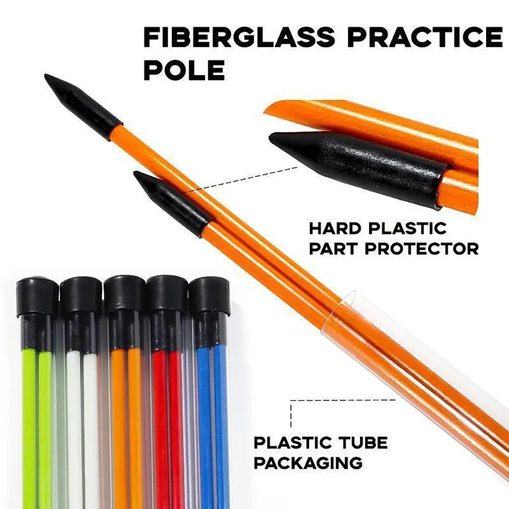 2Pcs Golf Alignment Sticks 48inch Alignment Practice Rods Collapsible 6 Colors Golf Alignment Sticks Golf Swing Training Tools