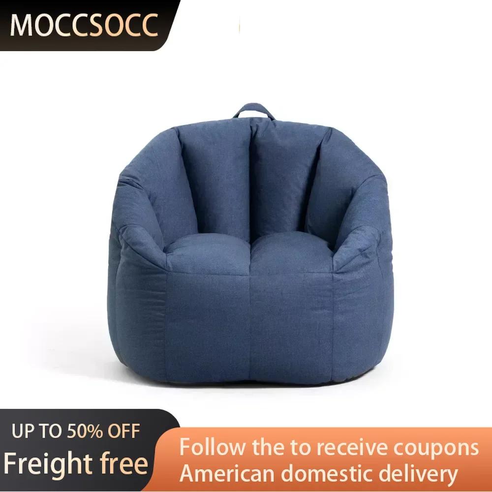 

Bean Bag Chair Relaxing Sofa Living Room 2.5ft Couch Sofas for the Living Room Furniture Cobalt Freight Free Lazy Sofa Bed Puffs