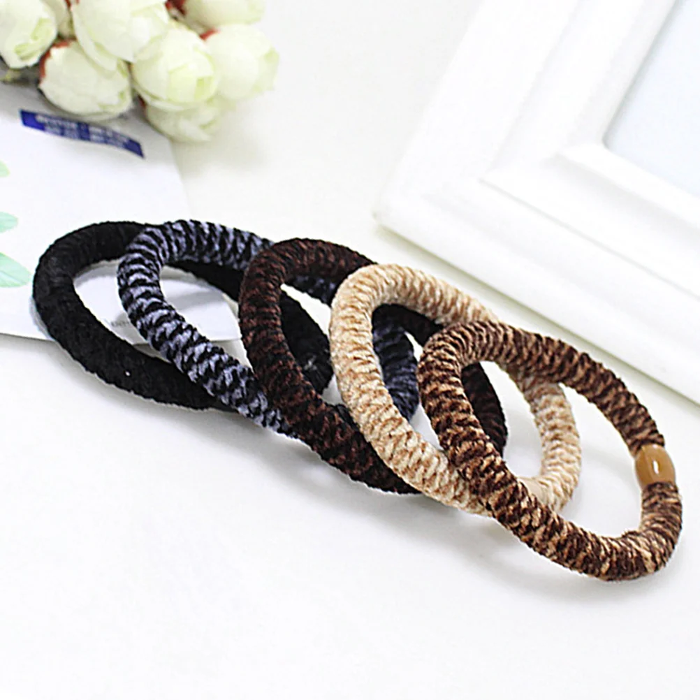 

10 Pcs Elastic Girl Child Toddler Hair Ties Scrunchie Bobbles Women Ponytail Holders