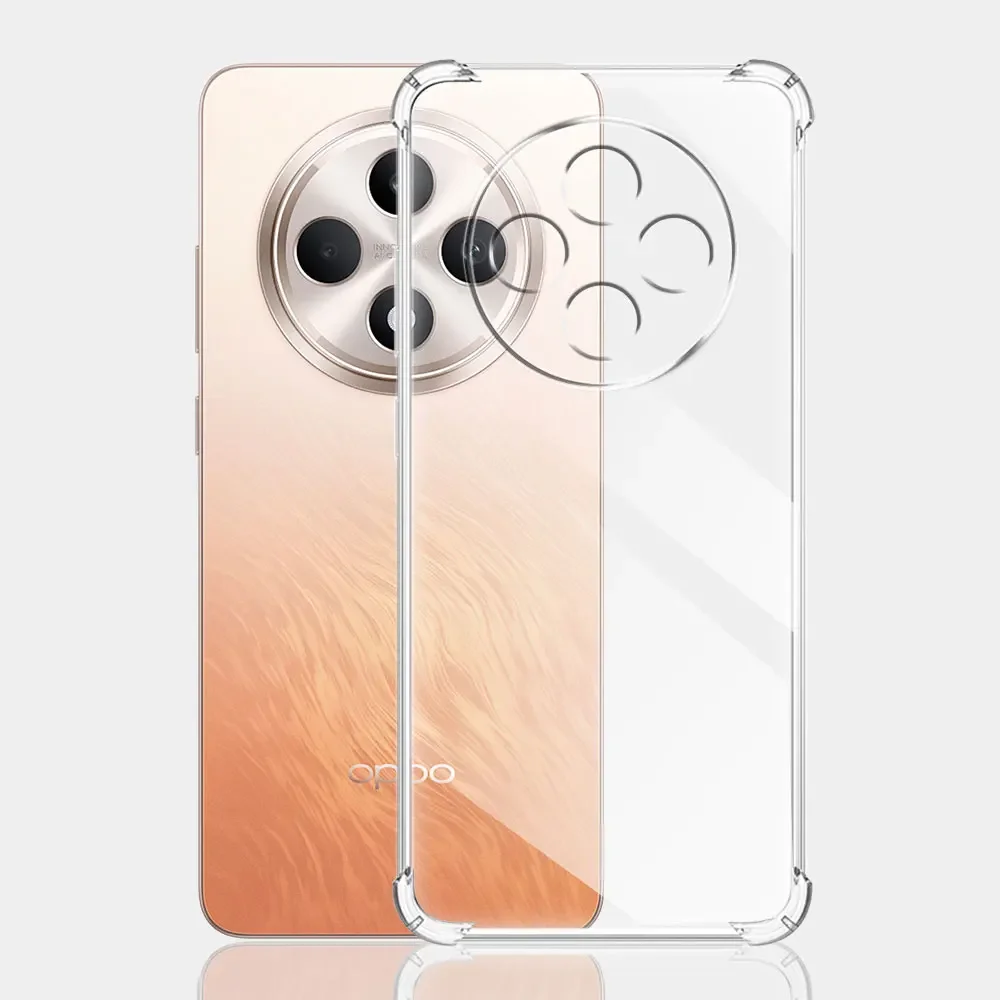 Enhanced Soft Silicone Shockproof Clear TPU Phone Case with Airbag Protection