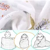 60x60cm Newborn Baby Musilin Blanket Ultra Soft Bamboo Baby Swaddle Blankets Skin Friendly Muslin Diaper Baby Burping Cloths 2