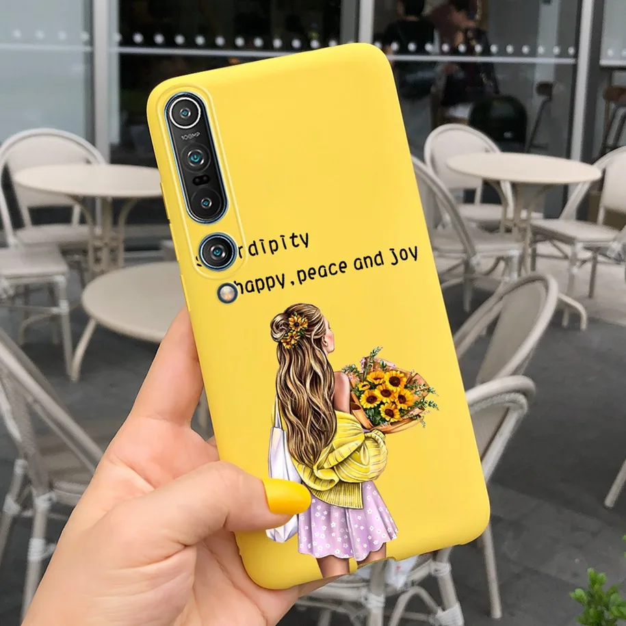 Stylish Flower Girls Slim Soft Silicone Phone Case Cover