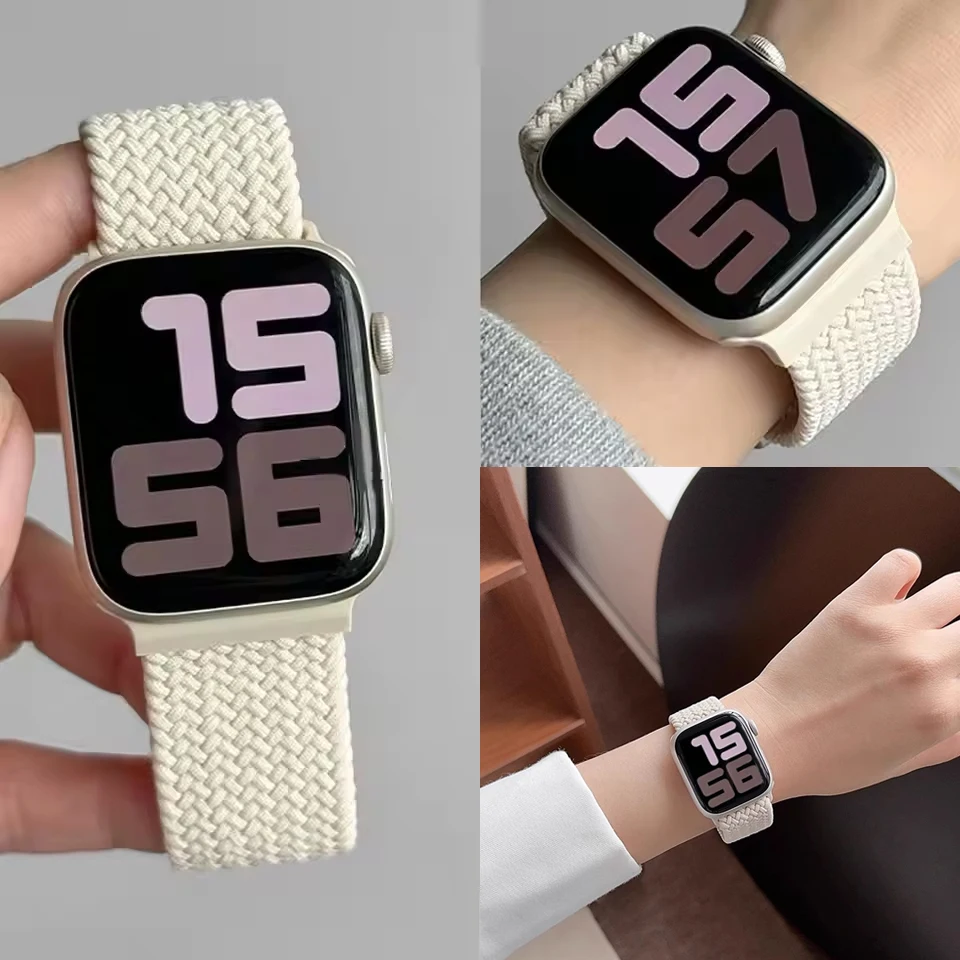 Braided Solo Loop Strap for Smartwatch - Stylish and Comfortable Bracelet Band