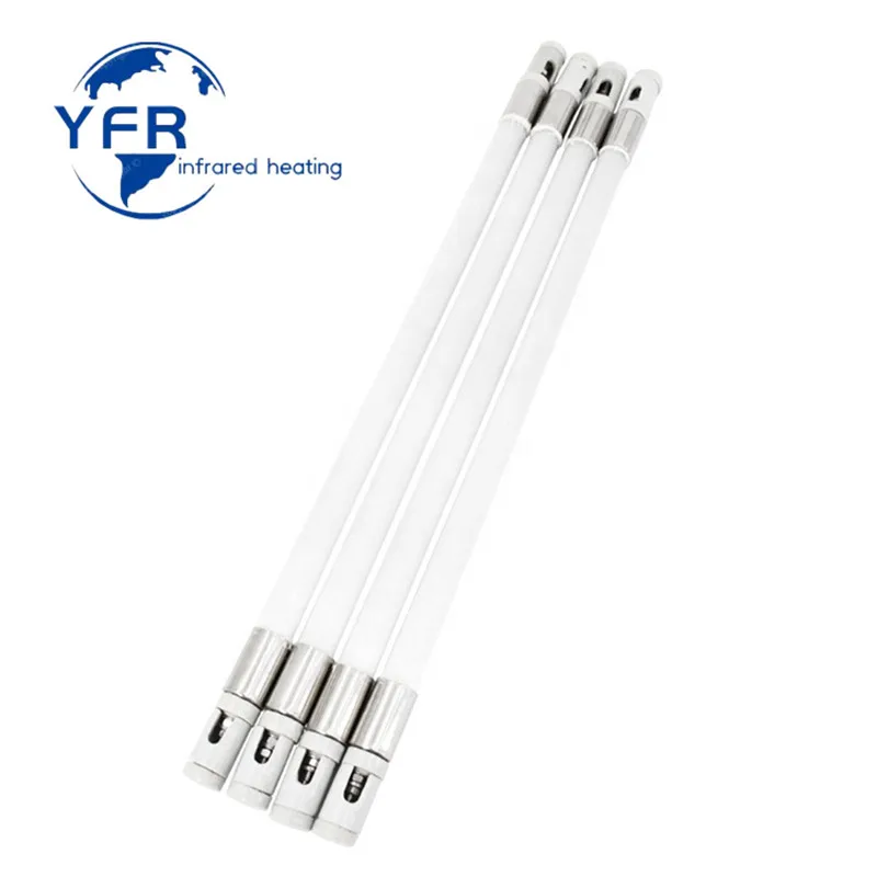 Quartz Glass Grill Heating Element 220v Far infrared heaters lamp heating element for paint booth