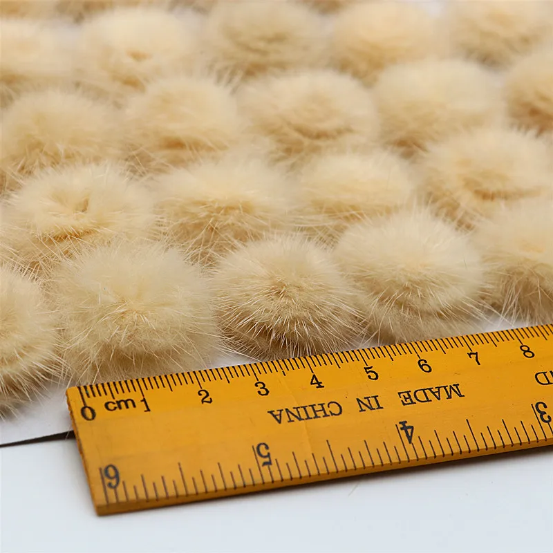 10pcs 2.5-3 Cm Pom-poms Buckle Handmade DIY Clothing Accessories Pendant pom poms craft supplies fluffy ball accessories