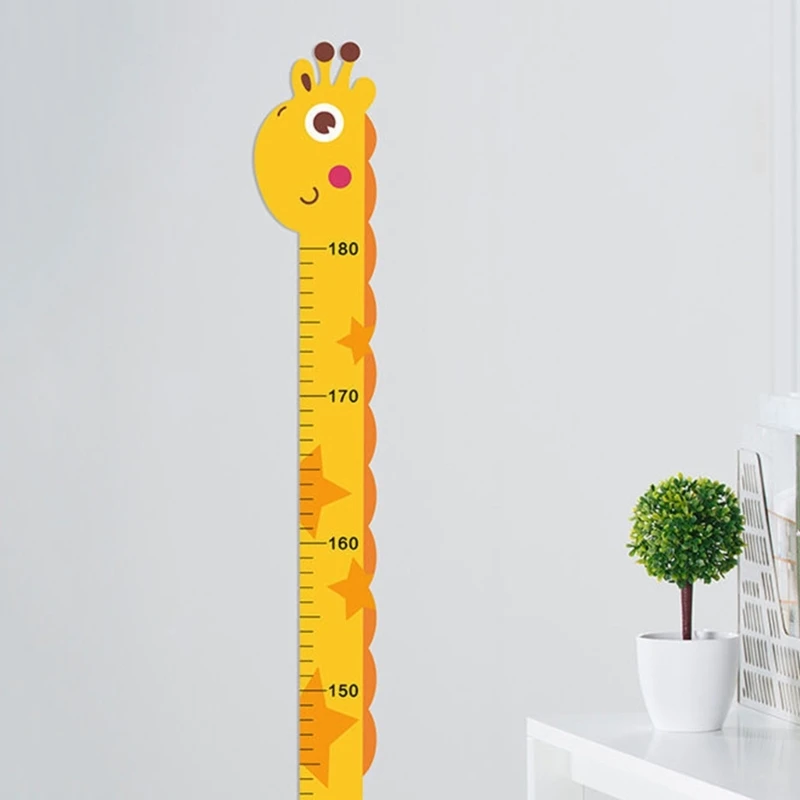 Height Growth Sticker Kids Room Measuring Ruler Decal