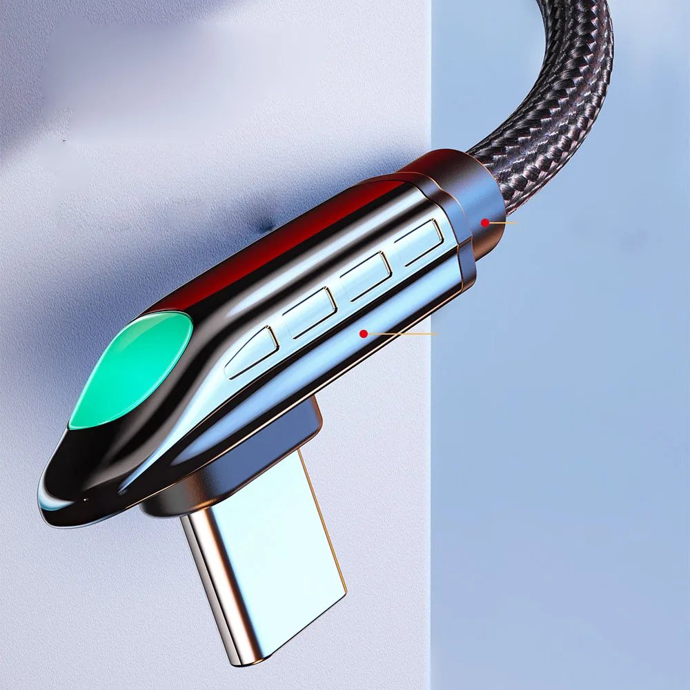 YOCPONO 6A Quick Charge Data Cable Type-C Fast Charge Data Cable Is Suitable For Charging The Elbow Of Xiaomi Mobile Phone