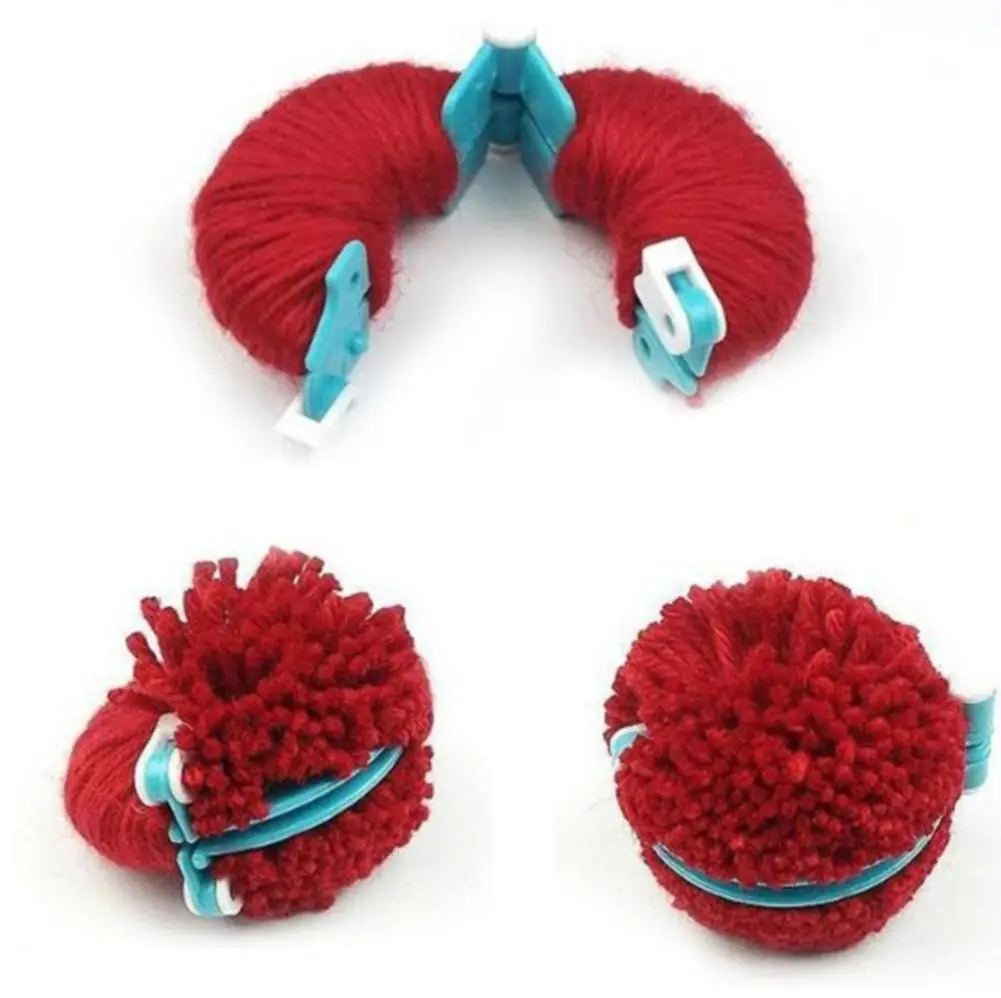 8 stücke Wolle Ball Maker Gestrickte Werkzeuge Garn Pompon Wolle Plüsch Ball Set Flusen Ball Wolle Ball Produktion Werkzeuge Pompons DIY Woolen Werkzeug