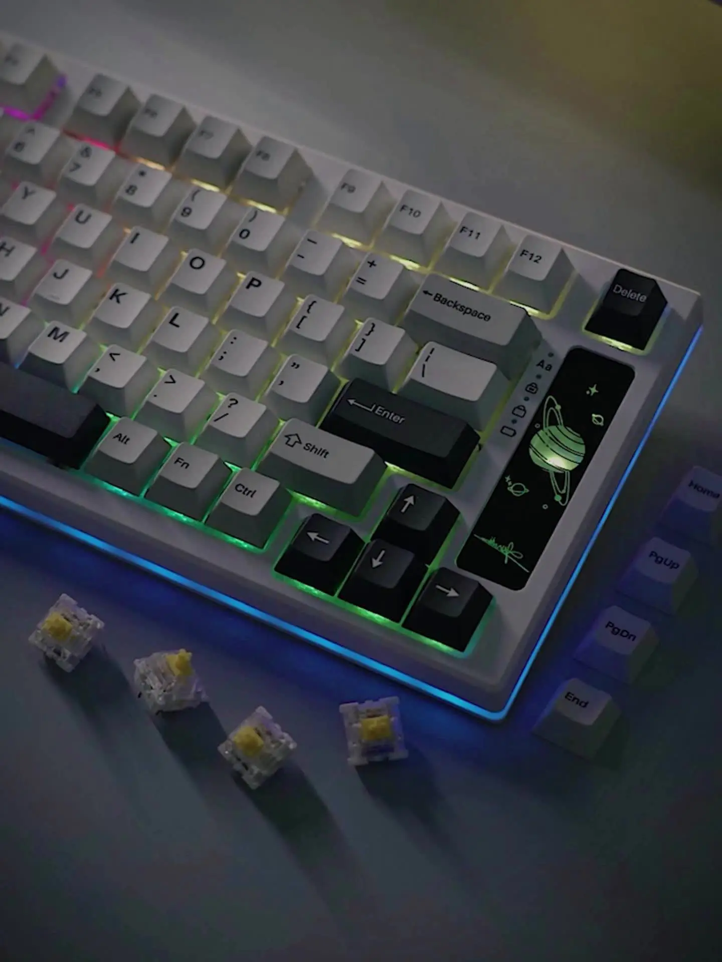 YUNZII YZ75 75% キーボード 黄軸 ミント YUNZII YZ75 Mint Mechanical Keyboard – mechkeysshop