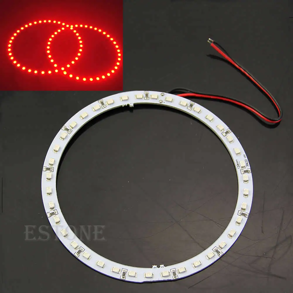 

2x120 мм красный 1210 чип 9 SMD светодиодный автомобиль ангельские глазки кольцо для головного света лампы 12 В