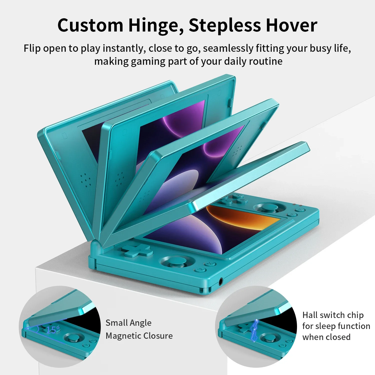 Anbernic RG DS Handheld Game Console Player Dual 4.0 IPS Screen Android 14 Dual App Split Retro Video Game Consoles  Hall Switch - 2