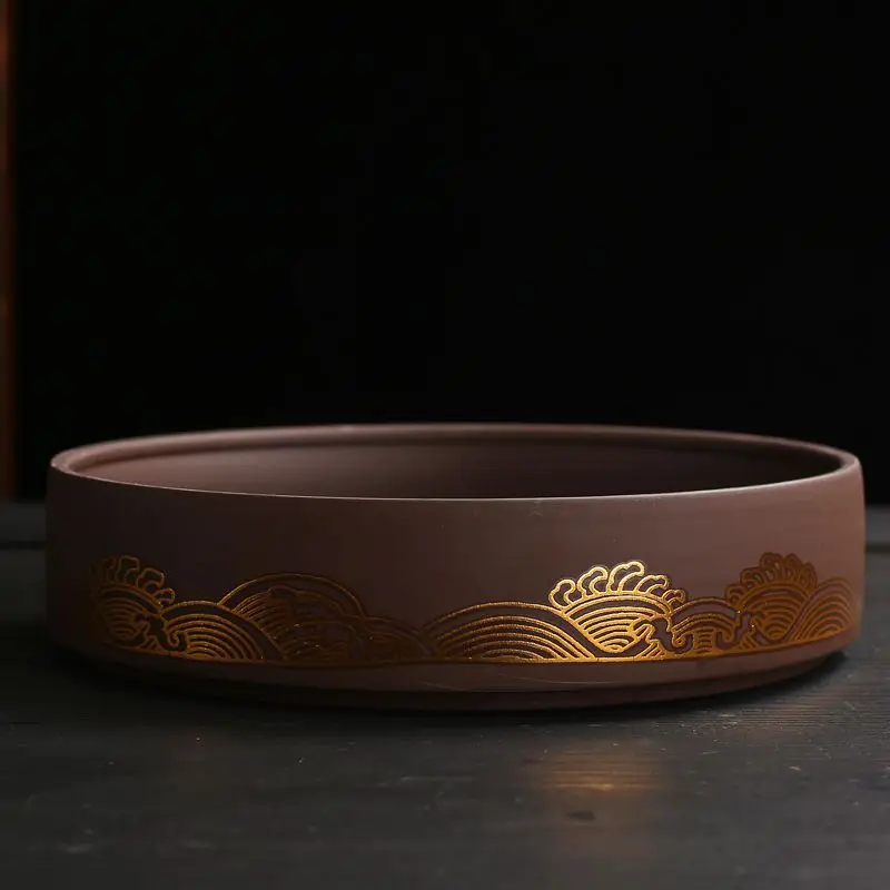 

Вместительная Бытовая чайная герметичная банка, Новый китайский стиль, фиолетовая глина, коробки для хранения чая, свободная влагостойкая банка для хранения чая