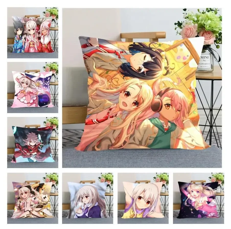 

Fate kaleid Liner Prisma Illya Peach skin наволочка из полиэстера для домашнего декора, чехол-подушка