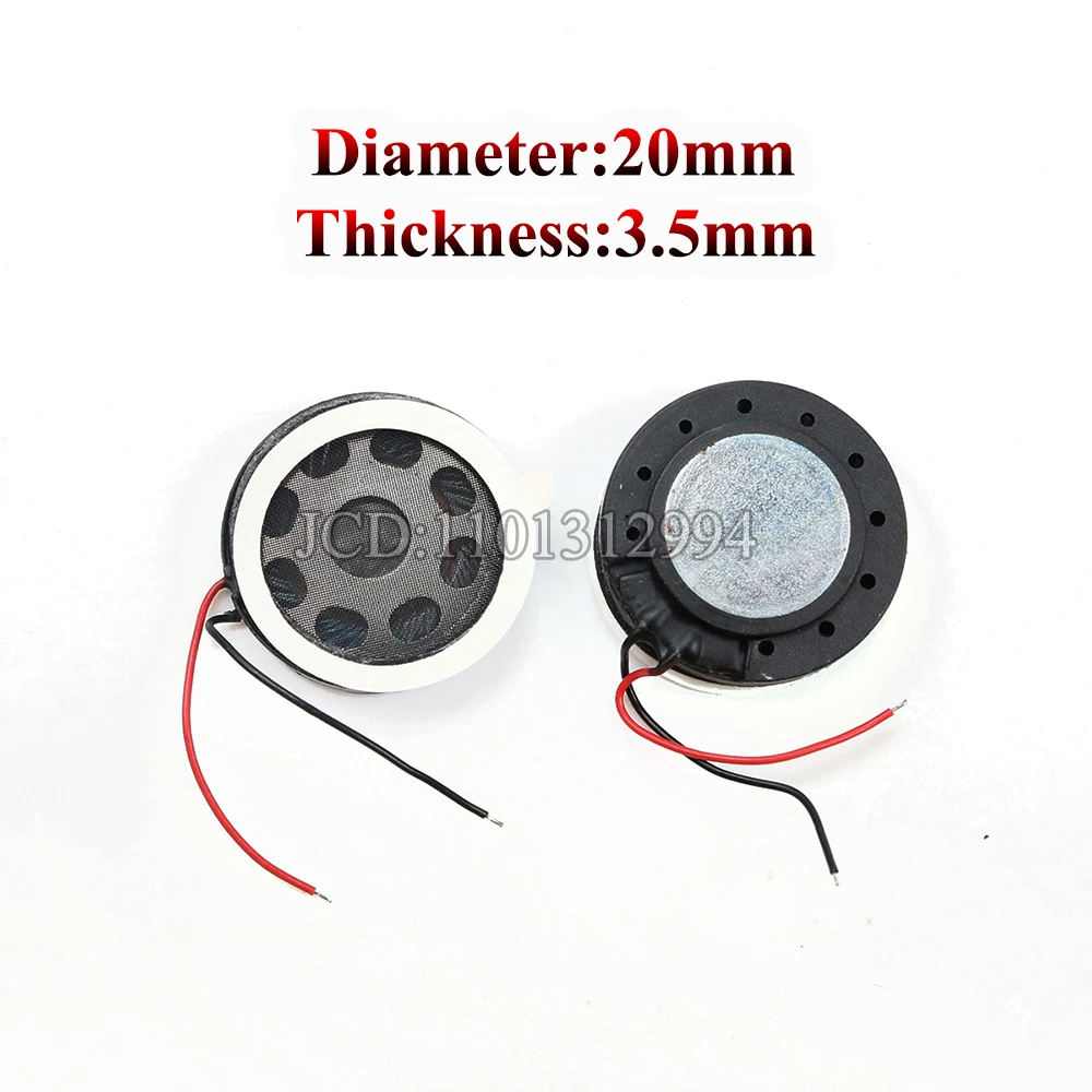 Mini Round Runway Loudspeaker Set – 8 Ohm 0.5W Audio Speakers