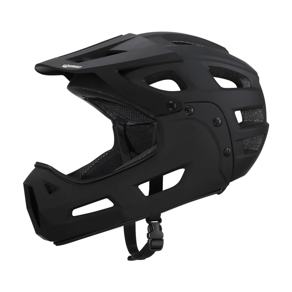 

Полнолицевой велосипедный шлем Discovery, со съемным защитным козырьком для подбородка, вентилируемый шлем для горного велосипеда, размер M/L(54-61 см), Прямая поставка