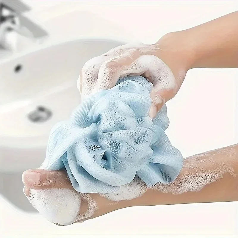 Exfoliating Bath Set 3Pcs Gentle Loofah & Soft Glove Washcloth for Body Scrub Spa Essentials Eco Friendly Vegan
