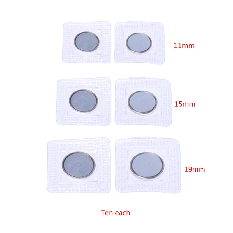 Y1UB 10 Sets Invisible Sew Magnet Fastener For Handbag Clothing 4