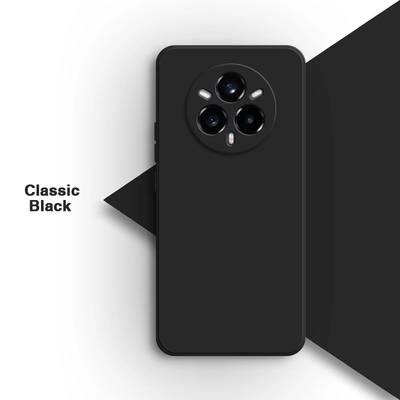 Liquid Silicone Fashion Phone Case with Original Camera Protection and Simple TPU Back Cover