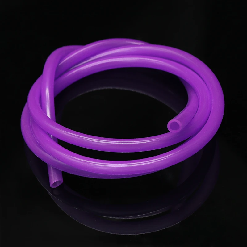 1/3/5/10M Purple Food Grade Silicone Rubber Hose ID 0.5/1/2/3/4/5/6/7/8/10mm Flexible Nontoxic Garden Aquarium Soft Tubing